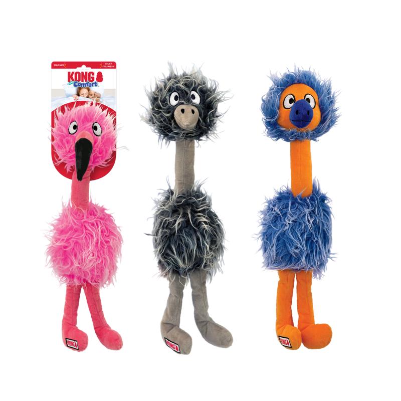 KONG Comfort Jumbo Birds, assorteret, XL, RJBXE
