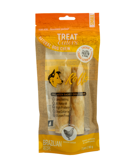 Treateaters New Hide Small Roll Chicken 2 pcs 90g