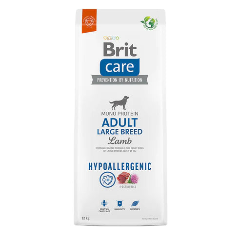 Brit Care Monoprotein - Voksne store racer - Lam med ris - Hypoallergenisk (kun afhentning i butik)