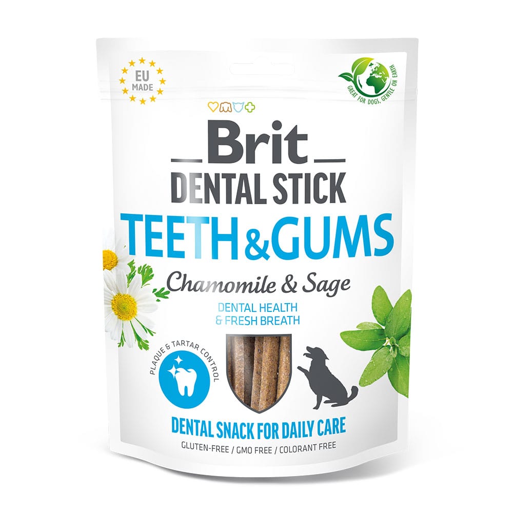 Brit Dental Stick - Tænder og tandkød - med kamille og salvie 251g