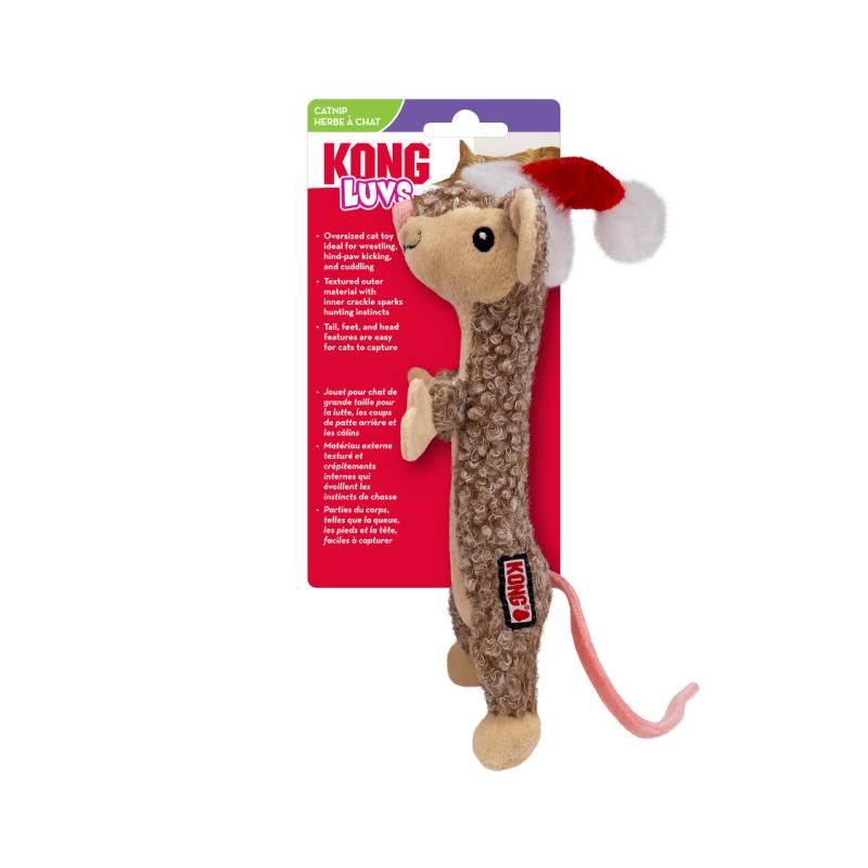 KONG Holiday Cat Luvs Mouse [H25C145]