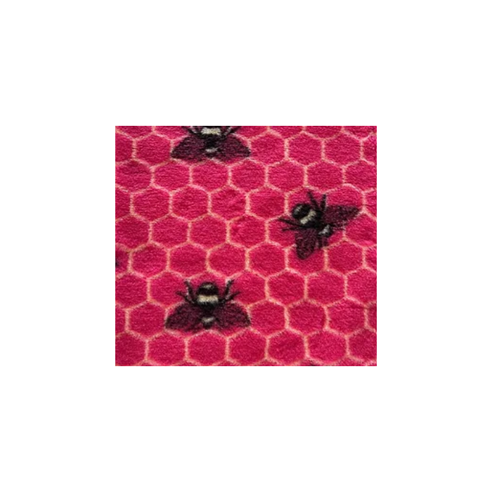 Vetbed Bees - Cerise - Skridsikker hundetæppe
